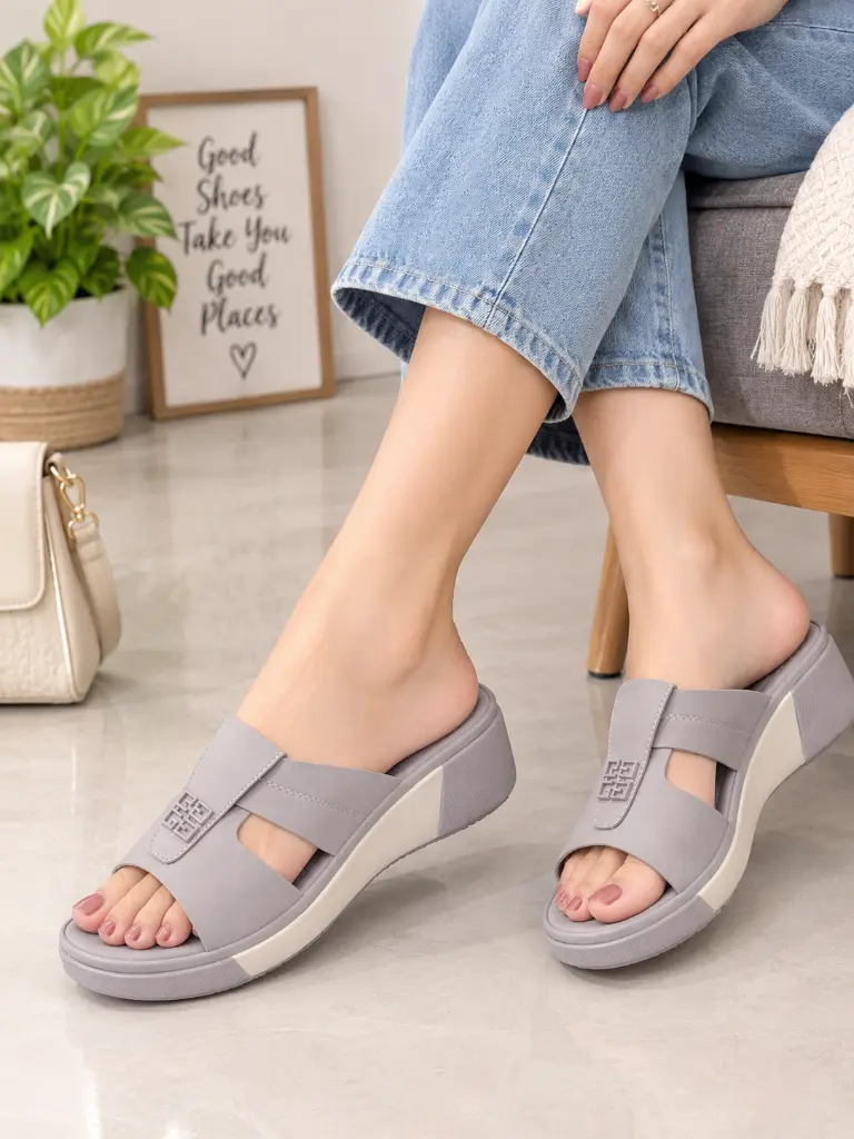 Gray Platform Slides in a Cozy Interior.webp